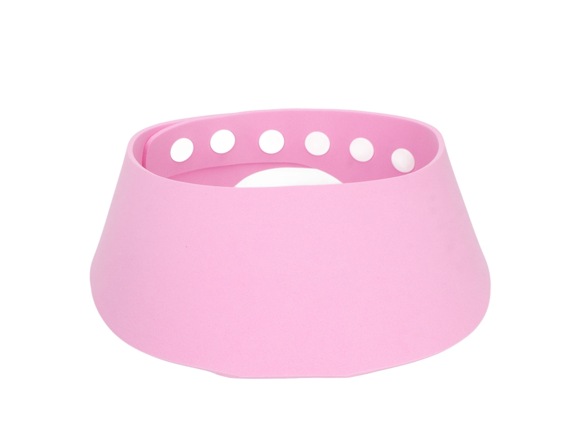 2026 protetor de Cabelo Suave Eva Ajustável Gorro de Banho para Crianças Bebês Toddlers Cor Rosa