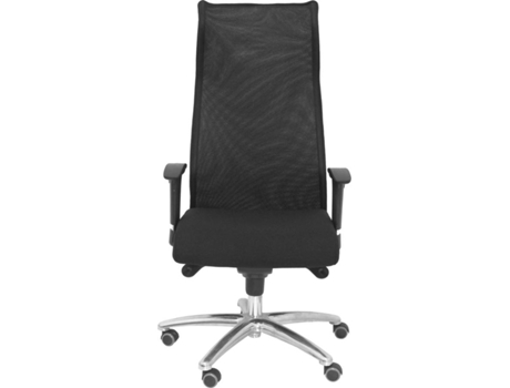 Cadeira de Escritório Executiva PYC Sahuco XL Preto com rodas anti-risco (Braços Reguláveis - Malha) — Braços Ajustáveis