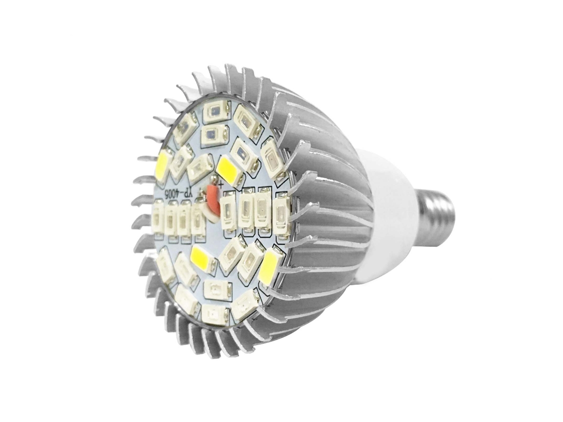 Lâmpada Led Crescimento 28w Espectro Completo E14 85v 265v