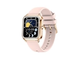 Smartwatch Com Chamada Bluetooth Receber/discar Para Mulheres Tela Touch Hd De 1 6 Relógio Digital Com Monitor De Frequência Cardíaca Yunzii