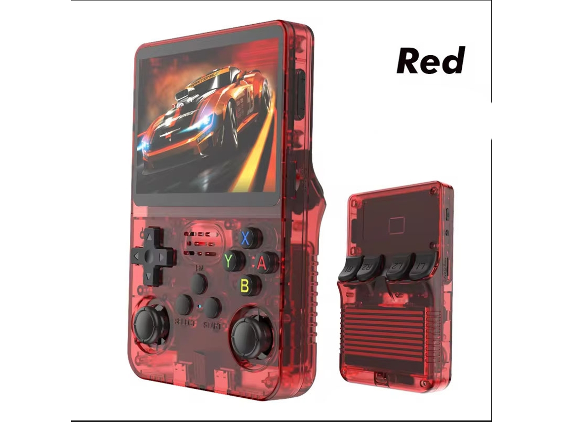 Console Portátil Retrô R36s, Tela Ips de 3,5 Polegadas, 64gb AQUAFORGE