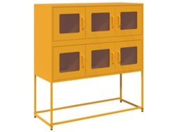 Sideboard, Sideboards Vidaxl Amarelo Aço (n/a)