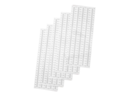 Conjunto De 50 Réguas Métricas Autoadesivas Em Papel Kraft.