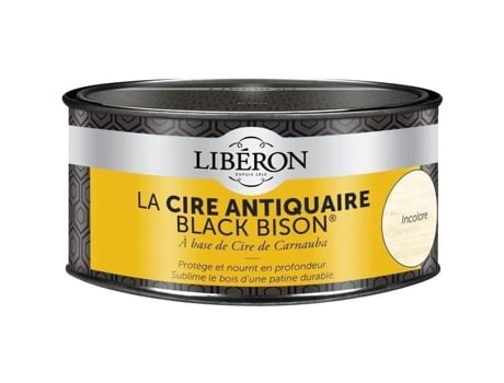 Pasta De Cera Para Antiquários Black Bison Incolor 500 Ml Liberon