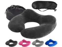 Lurelia Almofada Banho, Poliéster, Ergonómica, Lavável, Insuflável, Ajustável, 12v Carro, Bolsa Transporte, Banheira Spa, Kit Variante 04