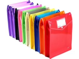 Ultechnovo 10-pastas Documentos A4, Organizadores De Arquivos, Sacolas Plásticas Escritório E Escola, Pacote