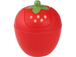 Cubo De Lixo Pequeno De Plástico Para Escritório Com Tampa Abatível, Armazenamento E Decoração Kawaii