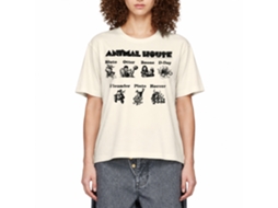 Rockinstone Animal House Movie Cartoons Solid Natural Adult T-shirt Size:xxl