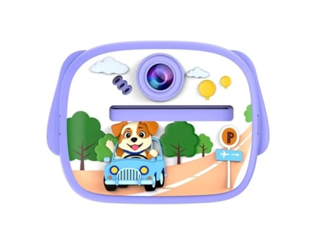 Câmara Instantânea Infantil Mini Câmara Digital Portátil Com Impressão Instantânea E Papel Térmico Zyntratech