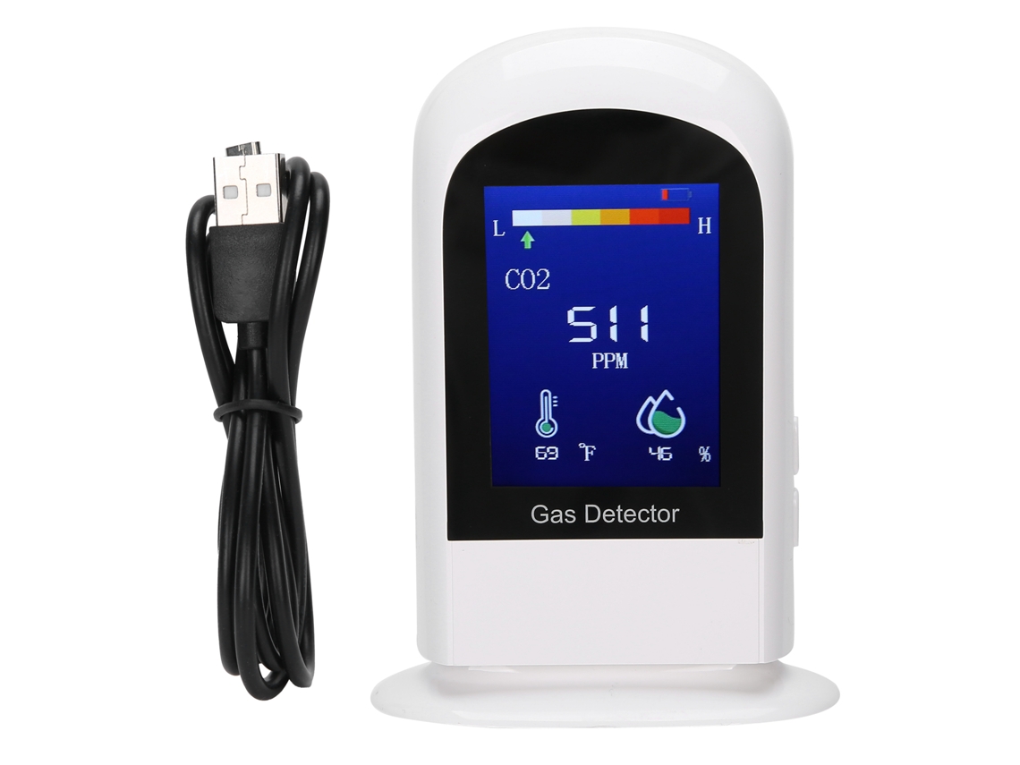 Laxiscreed Detecta Dióxido De Carbono E Mede Temperatura E Humidade Com Monitor De Qualidade Do Ar