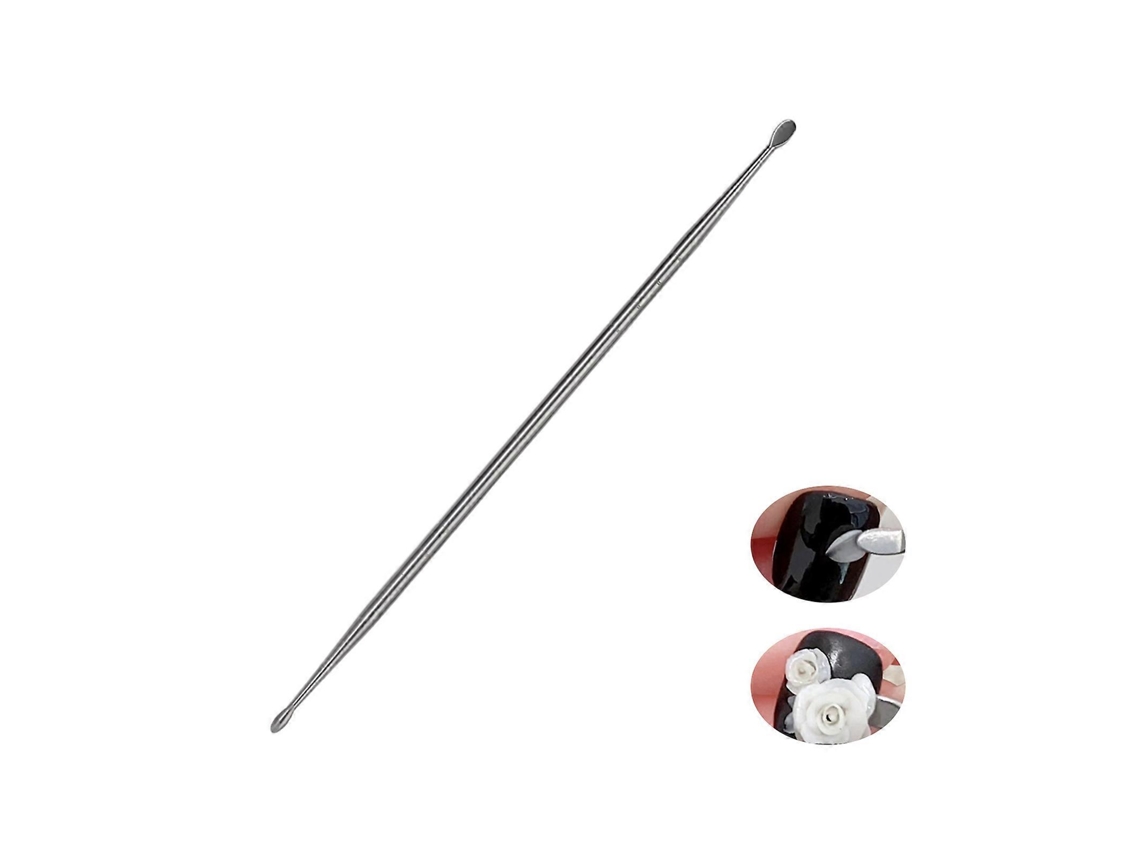 Espátula Grande Para Preenchimento De Nail Art Em Aço Inoxidável, Espátula Para Esculpir Nail Art Com Cabo Ergonômico Para Maior Controle Hengrongshen