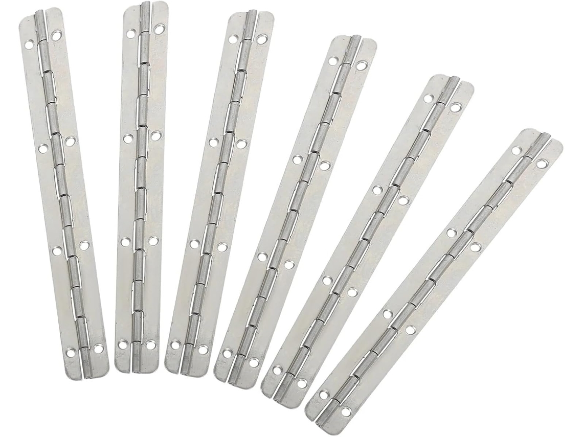 Conjunto De 6 Dobradiças Metal Resistentes Para Caixa Joias Piano, Caixa Decorativa Para Piano, Ferragens Para Caixa De