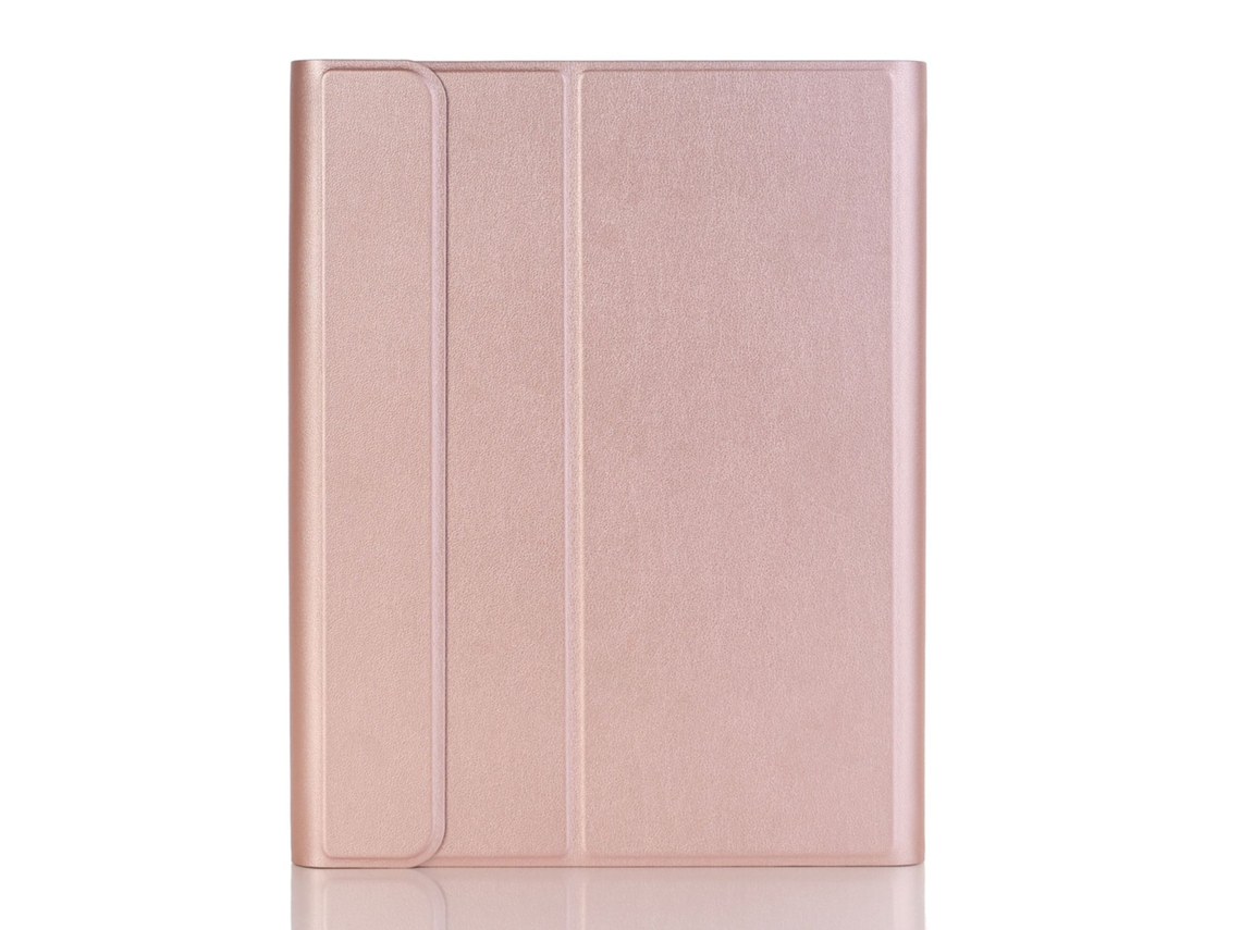 Capa de Teclado Bluetooth XIAOMOYU para iPad 8 10.2 com teclado retroiluminado e compartimento para caneta