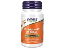NOW FOODS Probiótico-10 25 Billones 30 Cápsulas