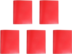 Conjunto de 5 Pastas com Dois Bolsos e 3 Grampos Tamanho Carta. com Prendedores. SFUSHOS