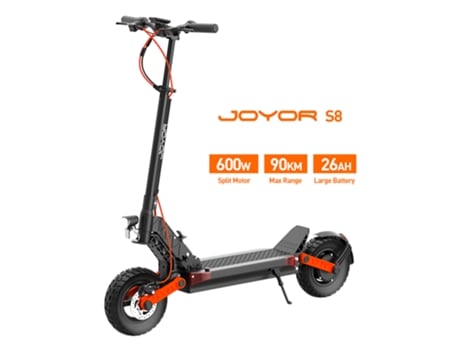 Trotinetes Elétrica JOYOR S8 600W 48V 26Ah 25Km/H 90Km Travão de Disco Mecânico Duplo