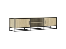 Tv Cabinet, Tv Cabinets Vidaxl Marrom Madeira Processada (n/a)