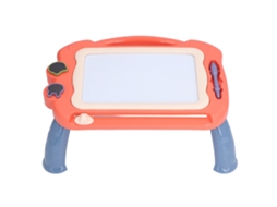 Ats tablero Mágico de Desenho Reutilizável com Apagador e Pernas Colorido para Crianças 3+ Laranja Vibrante