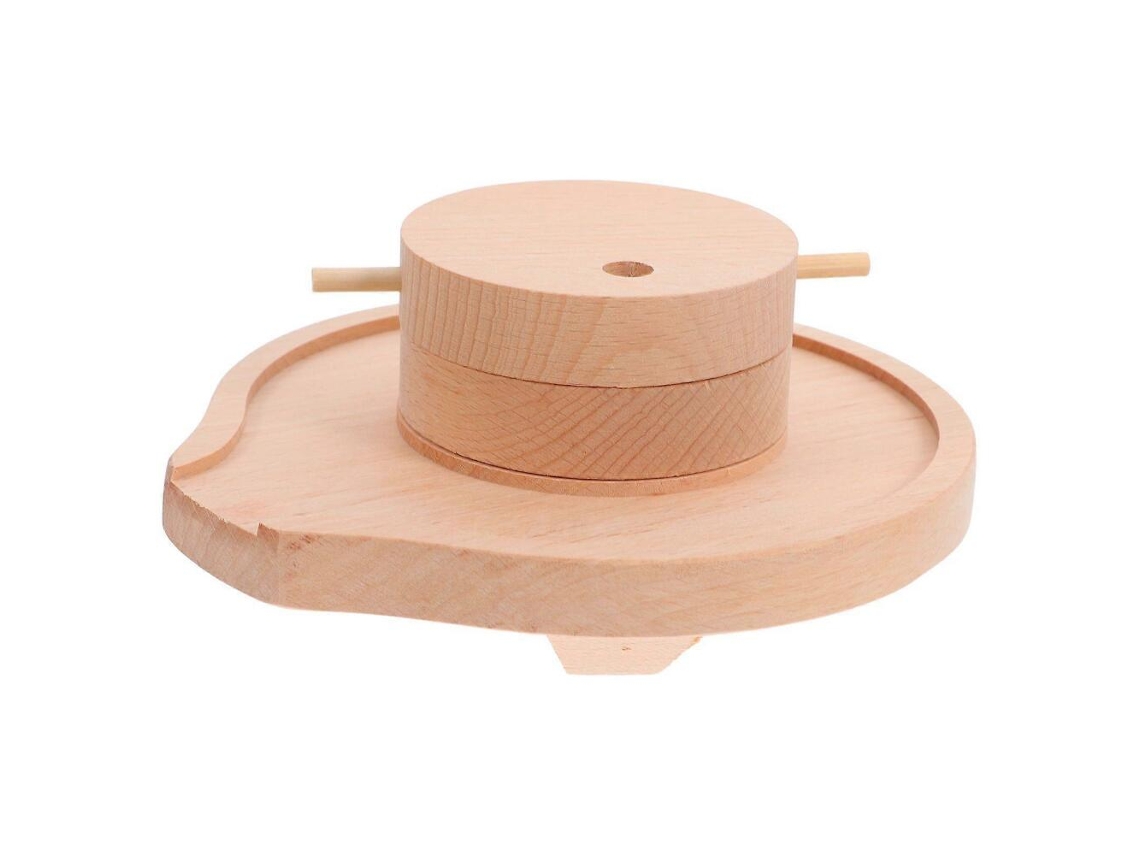 Réplica de Moinho de Madeira Manual para Decoração de Jardim, Ferramenta Ornamental, Estilo Retrô AQUAFORGE