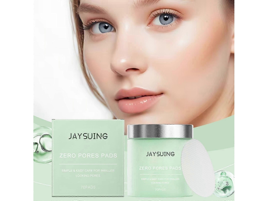 Almofadas Esfoliantes Zero Poros com Ácido Láctico e Salicílico 70 Almofadas para Limpeza Profunda, Hidratação e Minimização de Poros TAISHENGDA