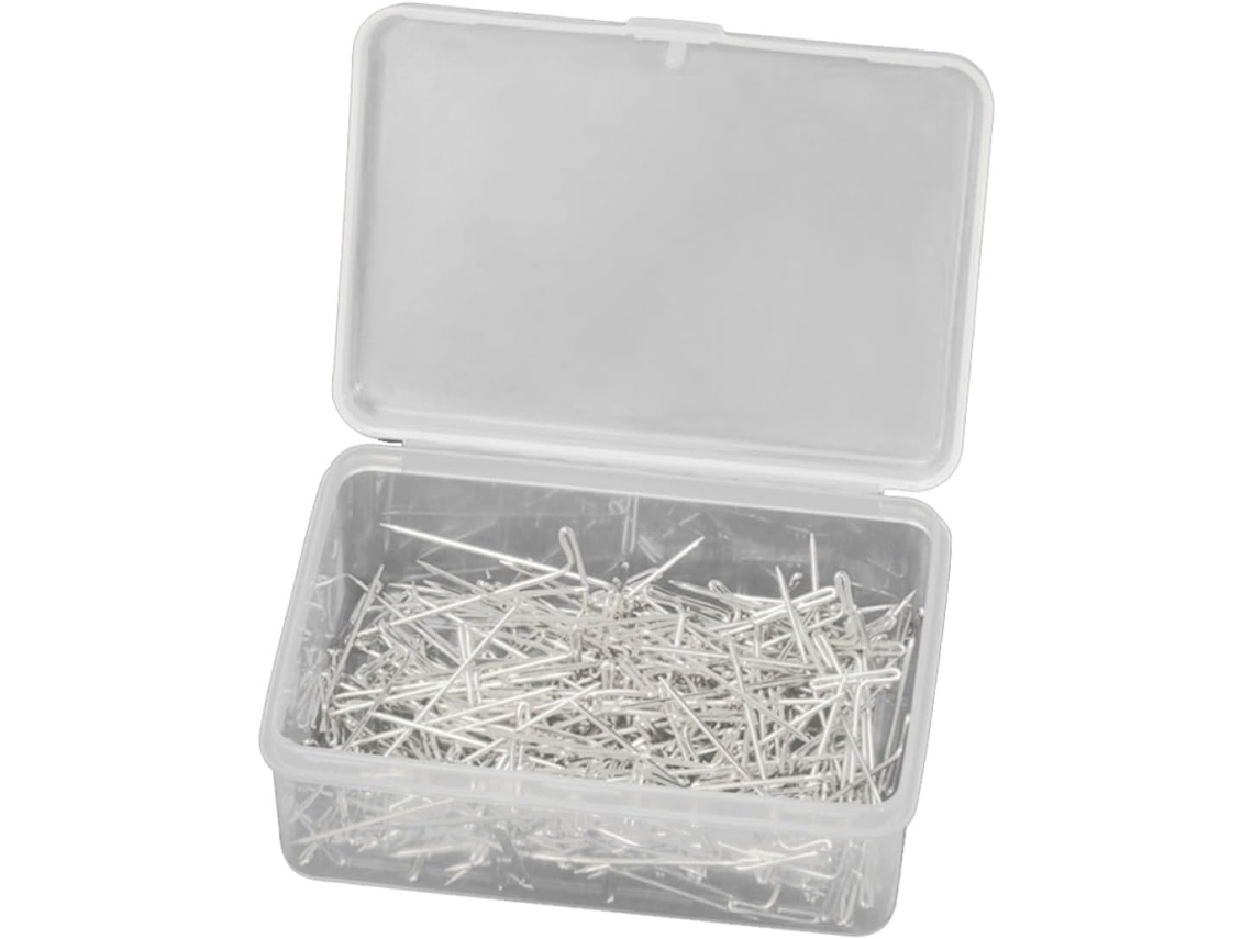 200 unidades de gramas em tubo de aço inoxidável temperado para apliques de cabelo, com caixa de plástico.