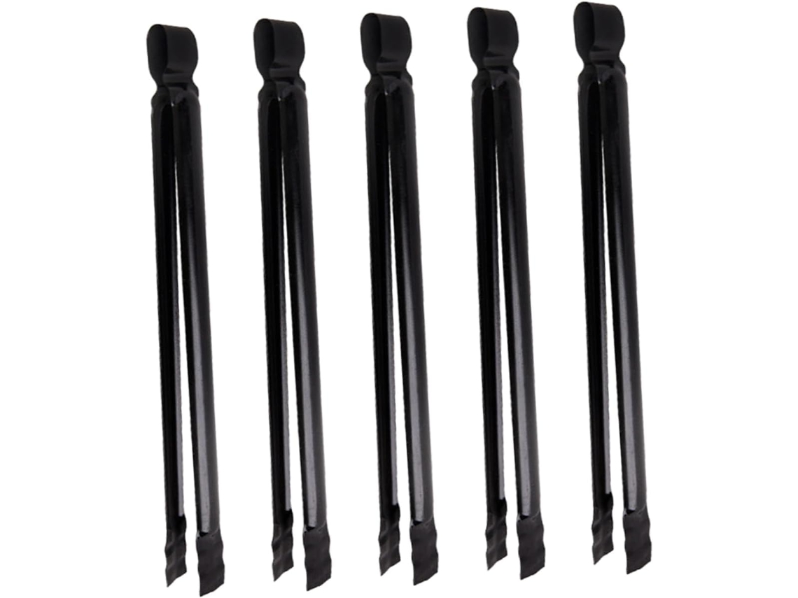 Pinça Para Lenha Vicasky De Metal, Conjunto De 5 Peças, Para Churrasqueiras, Acampamentos E Aquecedores Ao Ar Livre