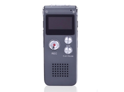 Voz Digital Profissional De 32 Gb Mini Gravador De Voz Recarregável Com Áudio Digital Multifuncional E Reprodução De Mp3cinza*