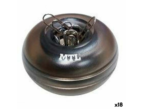 Bote Porta Clips Mtl (18 Unidades)