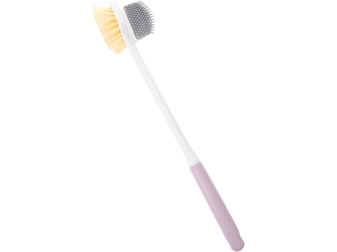 Lurelia Escova De Silicone Para Banho De Cuidado Corporal, Silicone Macio, Cabo Longo E Dupla Face, Uso Diário