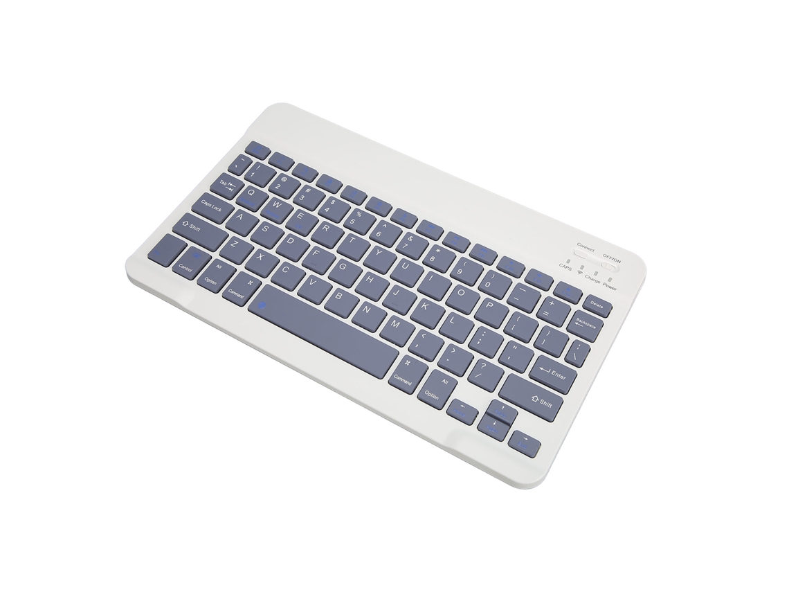 2026zentro-teclado Bluetooth Sem Fio 78 Teclas Ergonômico Ultra Fino Silencioso Recarregável Para Ios Android Windows Roxo Escuro