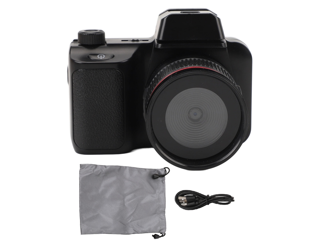 Câmara Micro Slr Digital Compacta 1080p Hd Com Tela Giratória De 180° De 2 Polegadas E Zoom 4x Para Vídeo, Fotografia E Vlogging