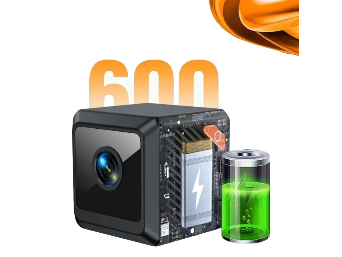 Mini Câmera De Segurança, 1080p Hd, Compatível Com Wi-fi, Com Visão Noturna, Armazenamento Local Em Cartão Sd, Tamanho Compacto