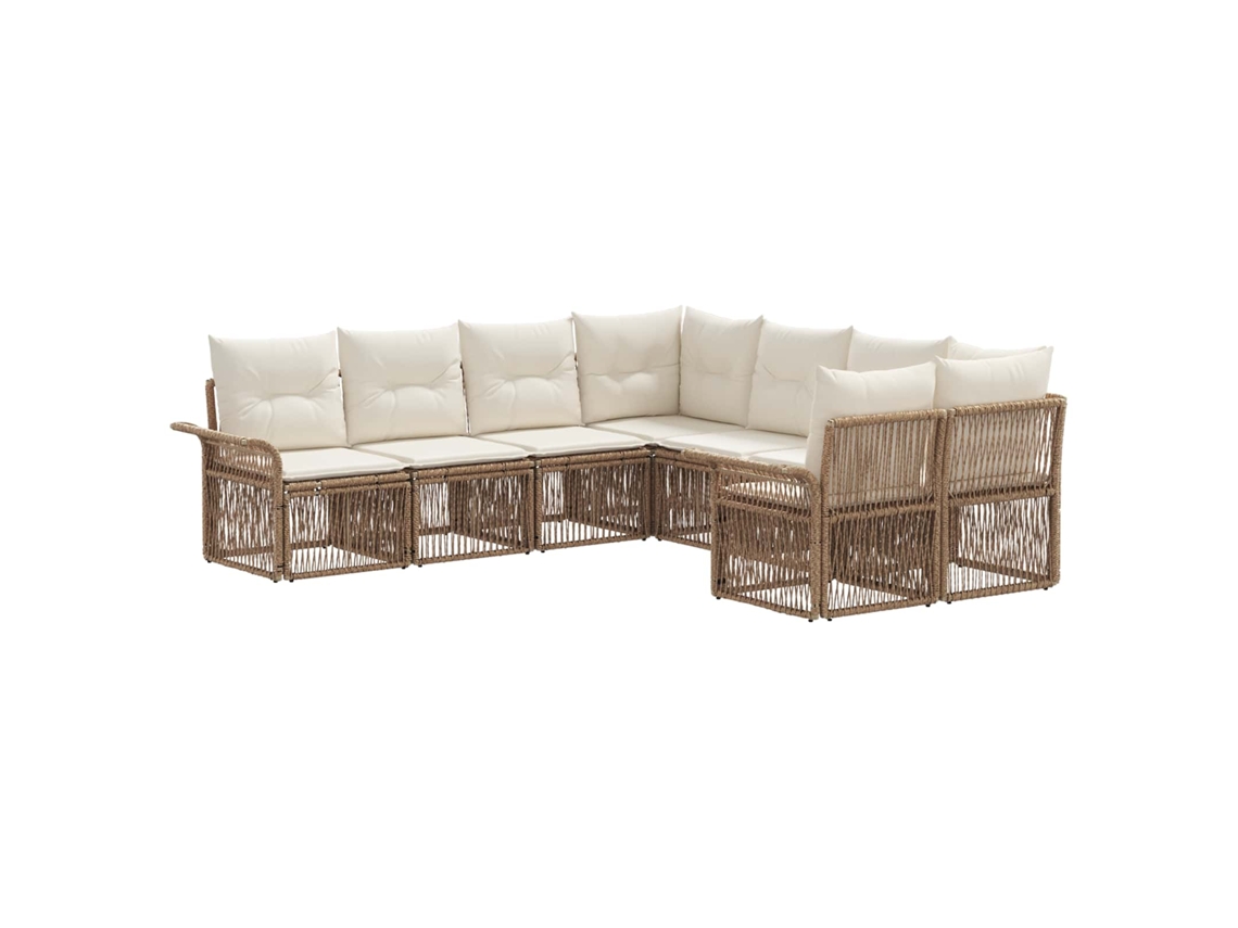 Maison Exclusive - Conjunto De Sofá De Jardim 8 Unid. 8-número De Lugares