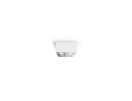 Aplique Led Quádruplo Warmglow 18W Philips Box Preto LEDKIA
