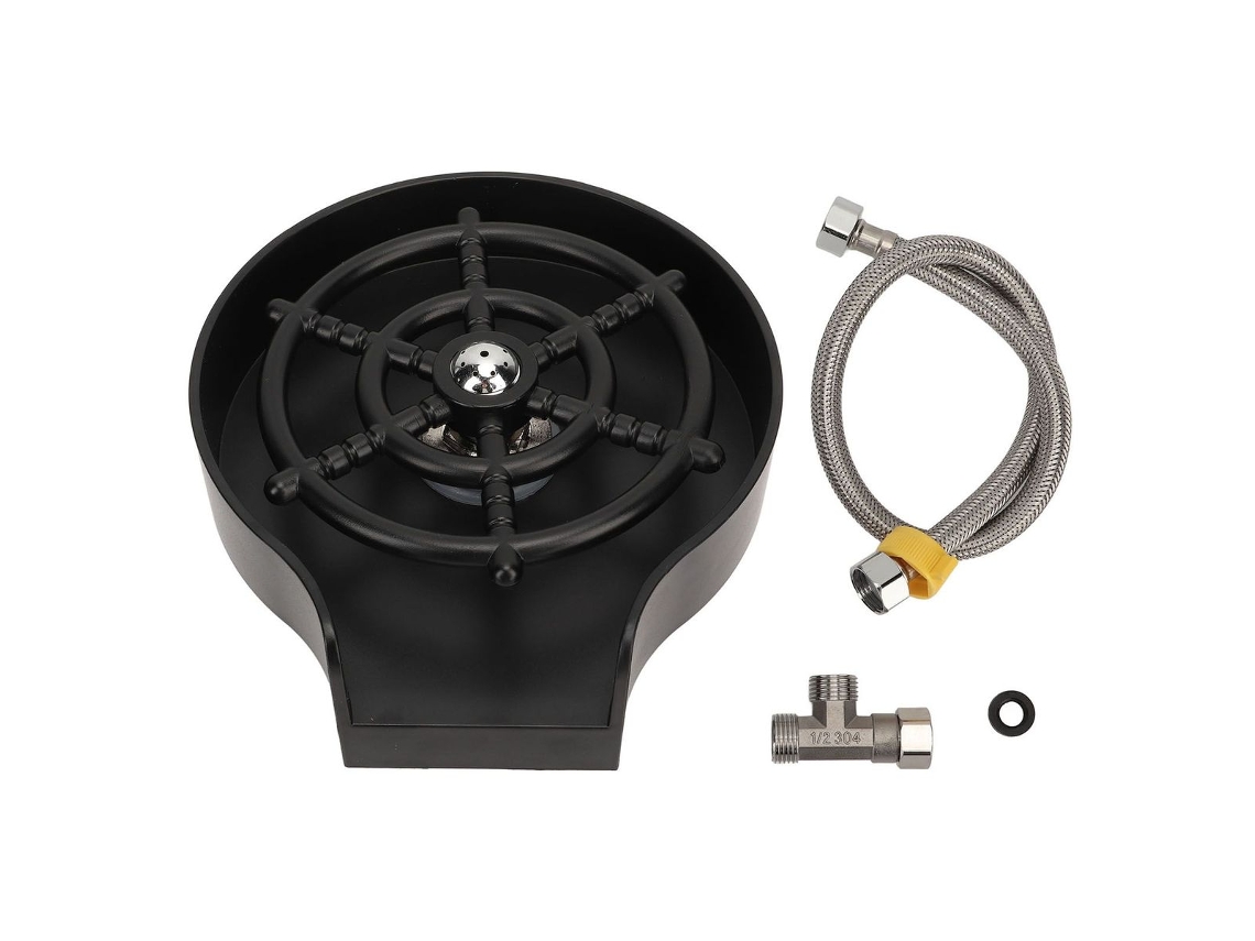 Lavadora Automática de Copos AQUAFORGE com alta pressão e forte fluxo de água