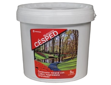 CALFENSA Nutrición Césped Fertilizante Mineral Y Abono Ce Caliza Magnesiana Granulada Npk 12-5-20 22 Envase 5 kg