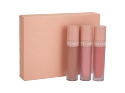Dragon Ranee 3pcs Labial Líquido Mate Largo Duración Impermeable Set De Maquillaje Labial Regalo Para Mujeres