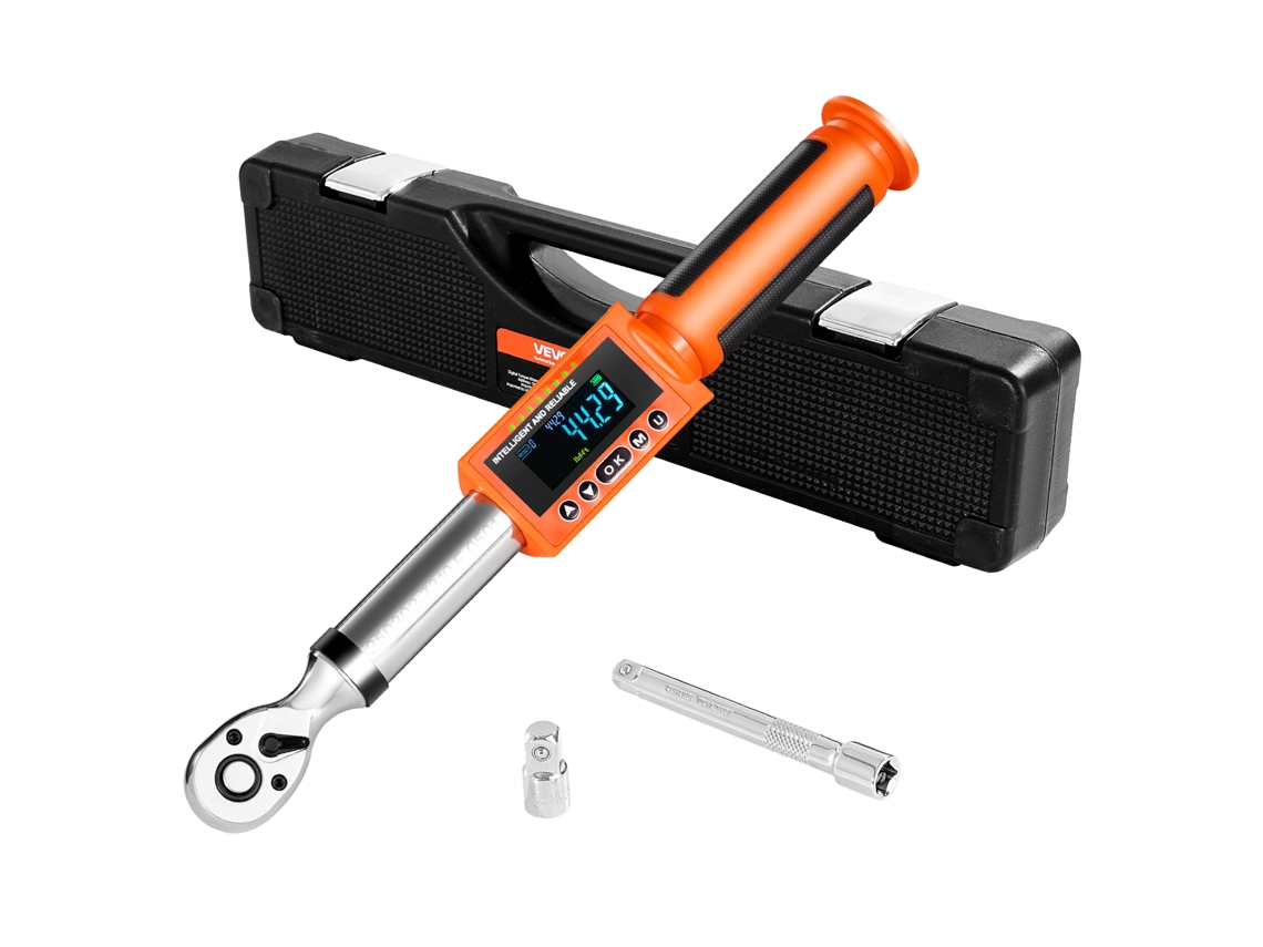 Chave Dinamométrica Digital Vevor Com Acionamento De 3/8 0 135 Nm 72 Dentes