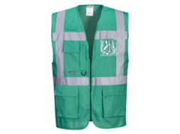 Colete Executivo Iona Estilo E Funcionalidade / Verde Garrafa / S Portwest