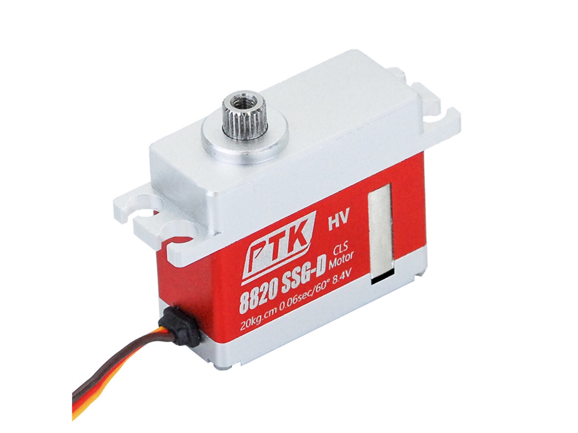 Ptk 8822 Ssg dptk 8820 Ssg d 20kg Alta Velocidade / 8822 Ssg d 22kg Alto Torque 25g Servo Rc Digital para Aeronaves de Asa Fixa e Drones Fpv MDUG