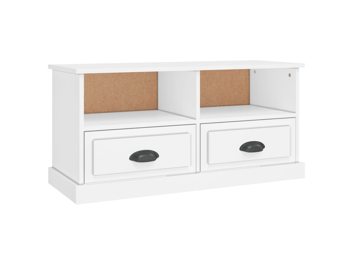 TV Móvel 93x35,5x45 cm Derivado de Madeira Branco MAISON EXCLUSIVE