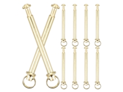 Kit De Reparo Com 10 Rebites Para Leques Dobráveis, Com Revestimento Metálico E Porcas.
