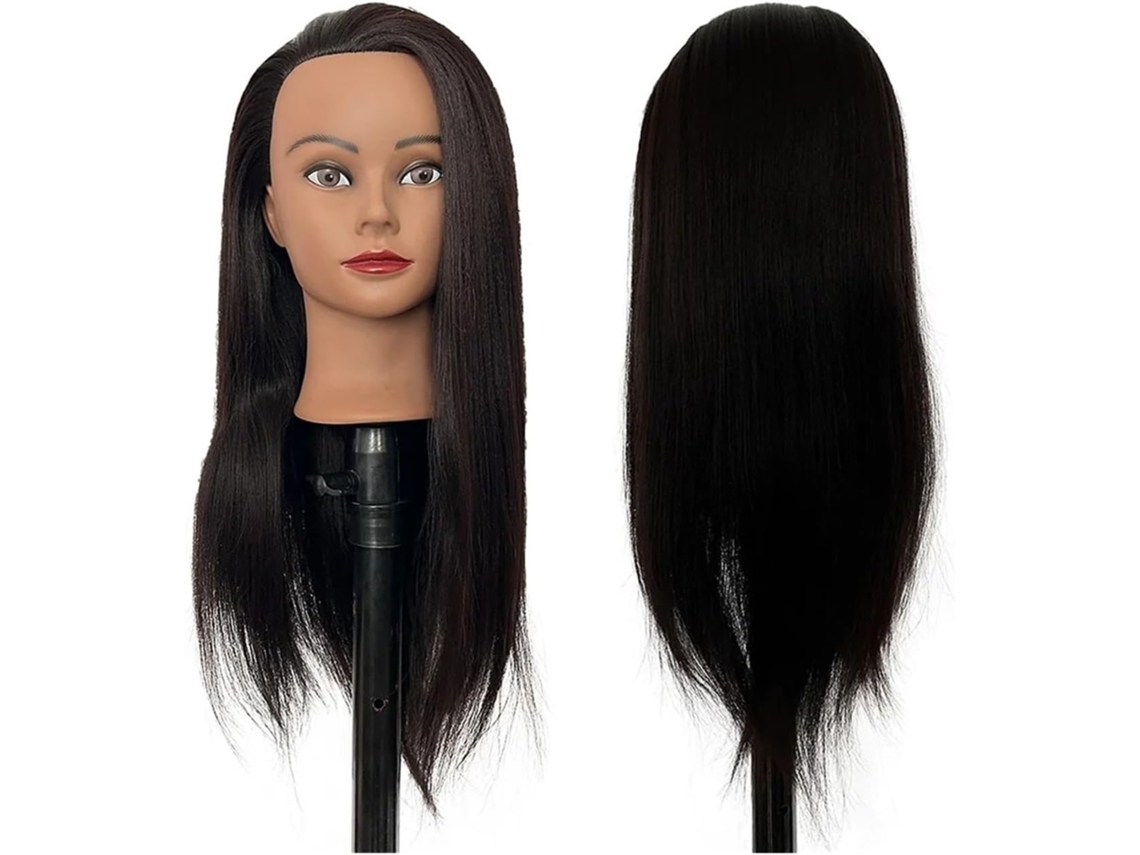 Cabeça de Manequim com Cabelo Sintético SFUSHOS