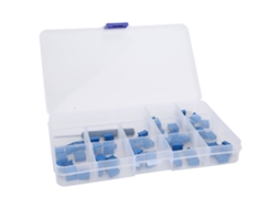 Kit de 66 zócalos de chips IC dip com pinos planos componentes de circuito integrado 2.54mm