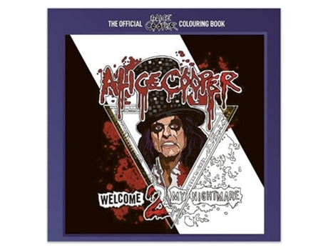 Livro The Official Alice Cooper Colouring Book de Rock N Roll Colouring (Inglês)
