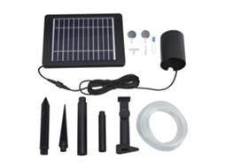 Bomba de Ar Solar 6v 4w Painel Ajustável Peixe Tanque Lagoa