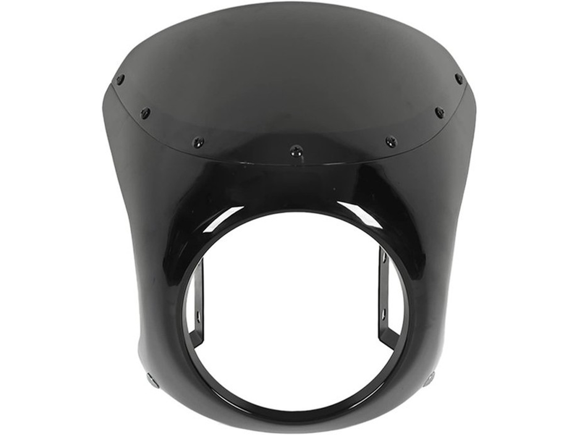 Luz De Farol Para Motocicleta - Universally - Pare-brisa Protetor - Lâmpadas Redondas 7 Polegadas - Material Abs - Inclui Suportes E Acessórios - Redu