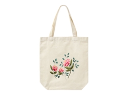 Lurelia Kit Bordado Ponto Cruz Iniciante Algodão 34 X 40 Cm Bolsa Decorativa