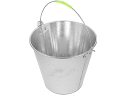 Balde De Metal De 20 Litros Com Alça Ergonômica E Parede Reforçada Para Jardim.
