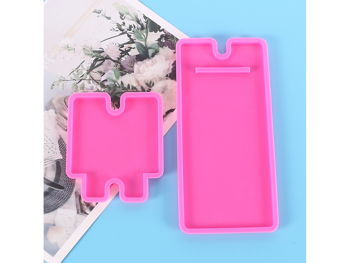 Suporte de artesanato AQUAFORGE para celular, mesa de cabeceira, escritório, cozinha, rosa